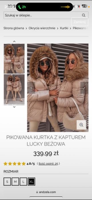 Kurtka zimowa damska