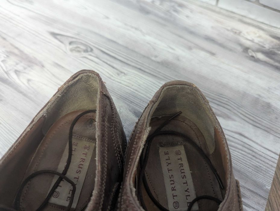 Шкіряні туфлі броги Trustyle, розмір 42