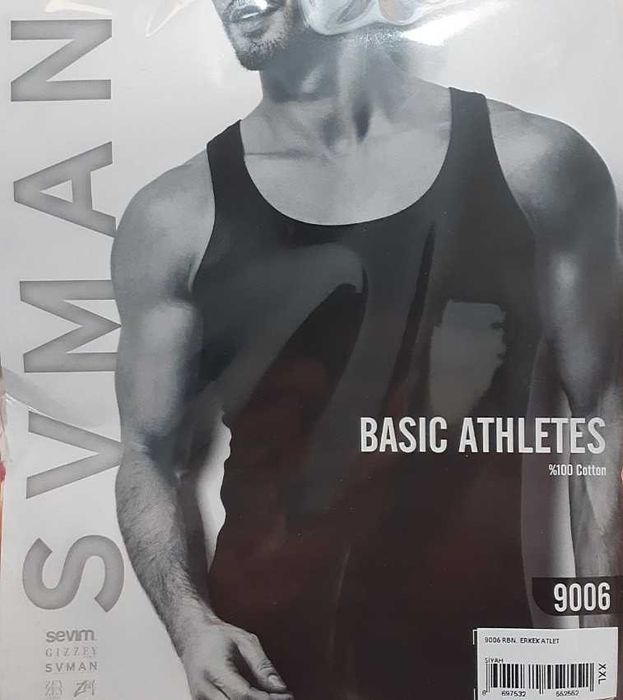 Майка мужская, хлопок 100%. Пр. Турция (чёрн., бел., сер.) Все размеры