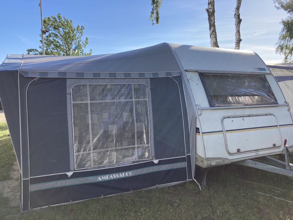 Wynajem przyczepa kempingowa Chałupy 5,5 Albatros Hel campnig kamper