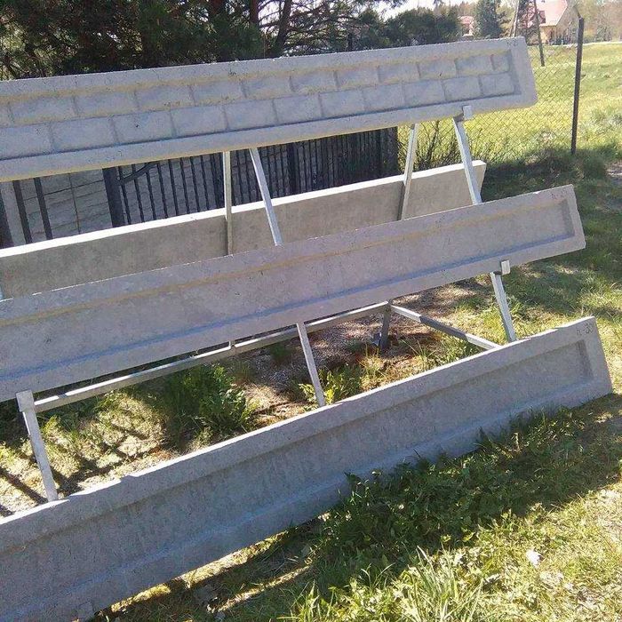 Podmurówka betonowa prefabrykowana systemowa, łączniki, podmurówki pod panele 3D