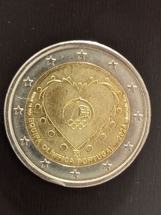 Moeda comemorativa de 2€ Equipa Olímpica de Portugal