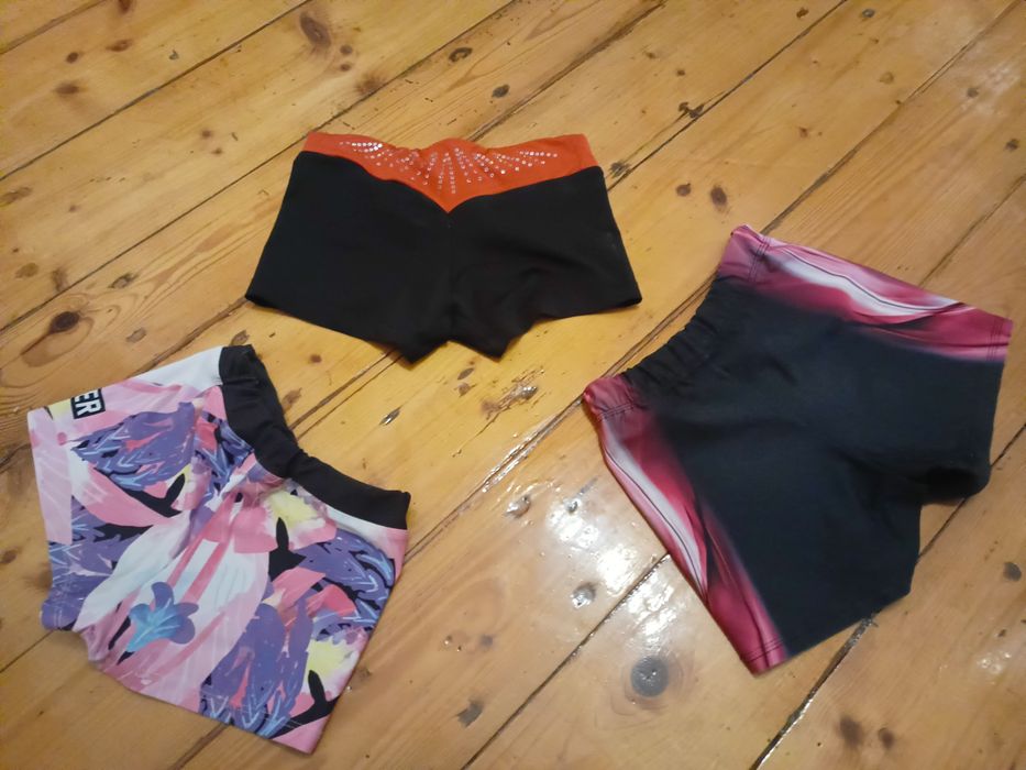 Ubrania treningowe gimnastyka Merino Sport i inne r. 128,134,140,146