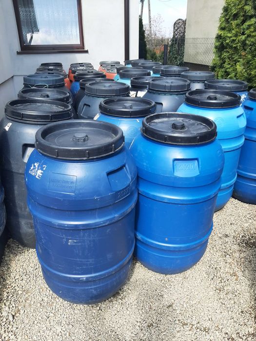 Beczka plastikowa 220l-250 Spożywka super stan