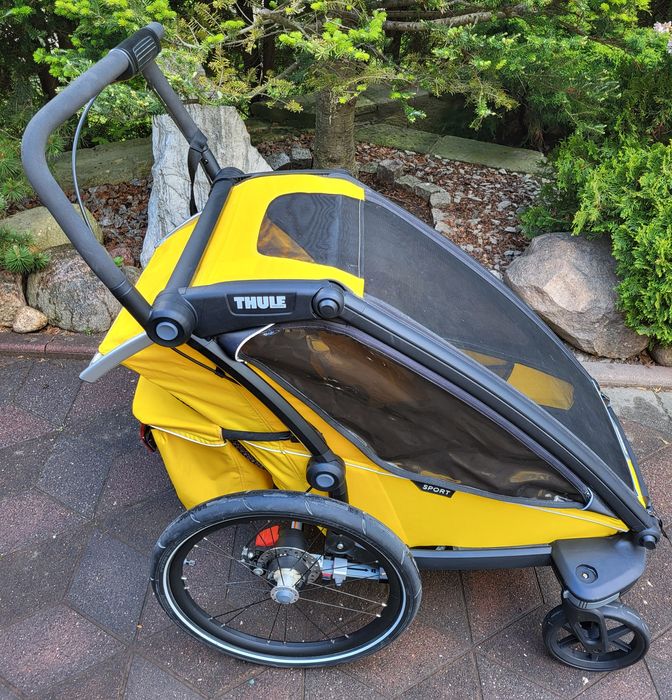 Przyczepka rowerowa Thule Chariot Sport 1 yellow  + Supporter