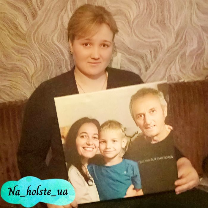 Фото картина на холсті, полотні. Печать портретов. Друк фото