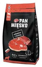 Pan Mięsko Pies Wołowina Kozina M 9kg -Tina Zoo Jasna