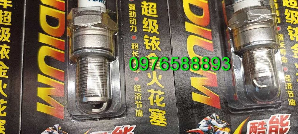 Свеча зажигания иридиевая генератор скутер мопед Alpha Delta альфа