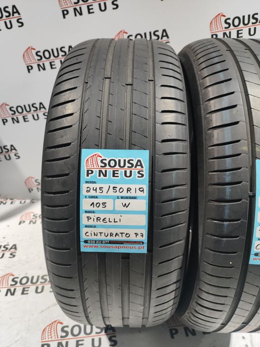 2 pneus semi novos 245-40R19 Pirelli - Oferta dos Portes 160 euros
