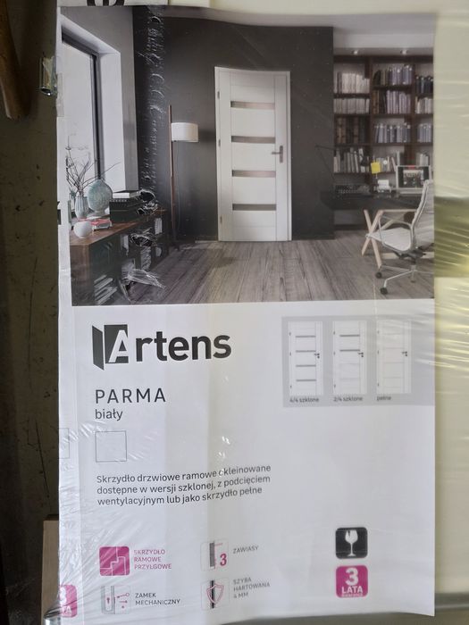 Drzwie Artens Parma  lewe 70 z podcięciem