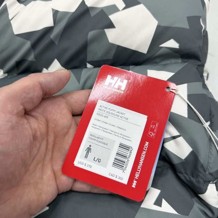 Пуховик Helly Hansen новый оригинал L