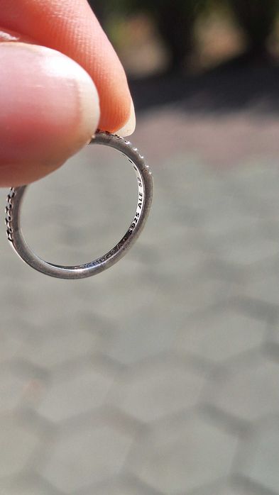 Оригинал кольцо Pandora Timeless серебро 925 проба красное сердце