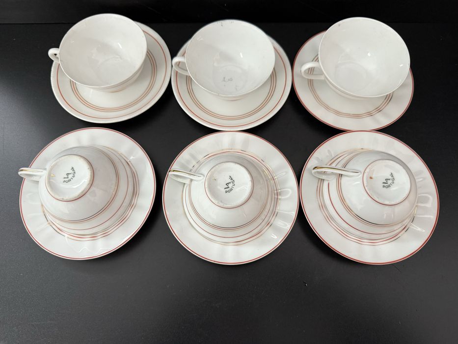Conjunto de 6 chávenas de café da Vista Alegre