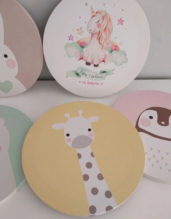 Lote de 5 quadros para quarto de bebé  / criança