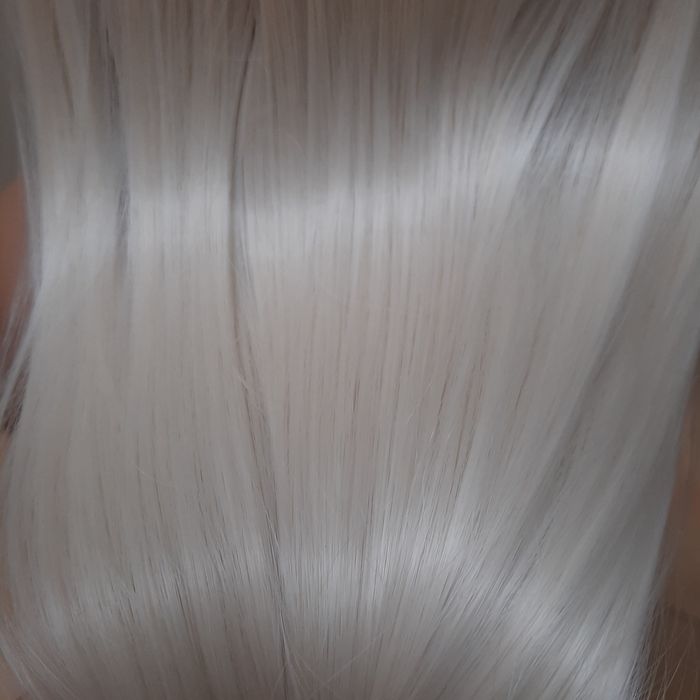 Peruka lace front biała 80cm