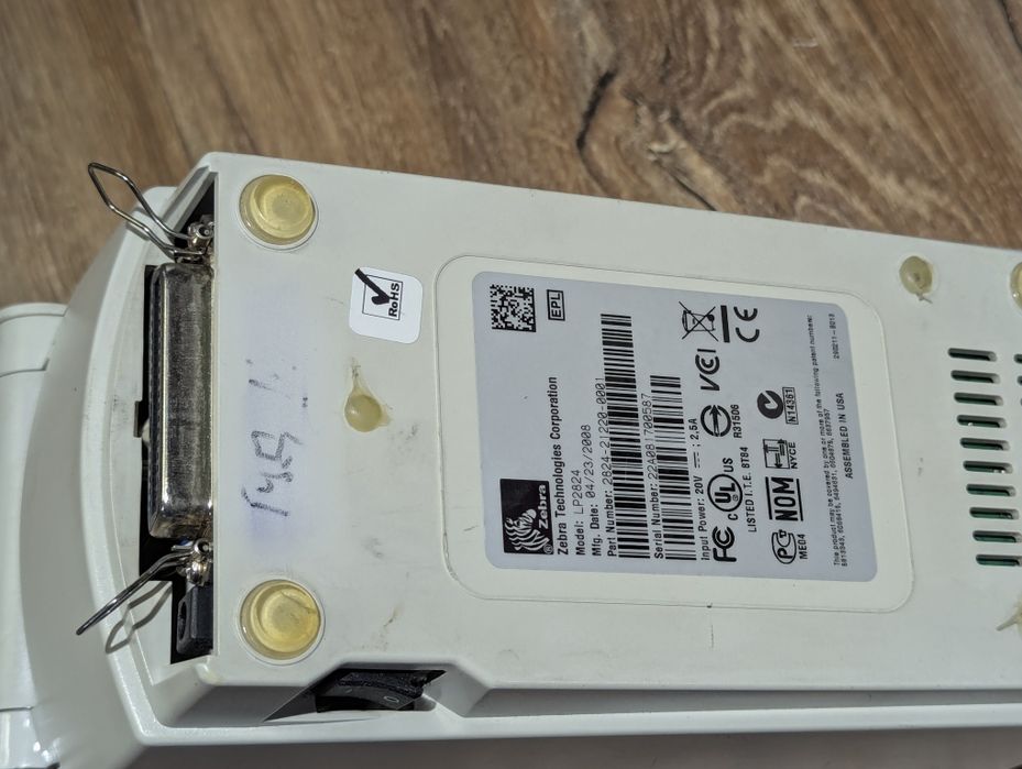 Принтер етикеток Zebra LP2824 термо