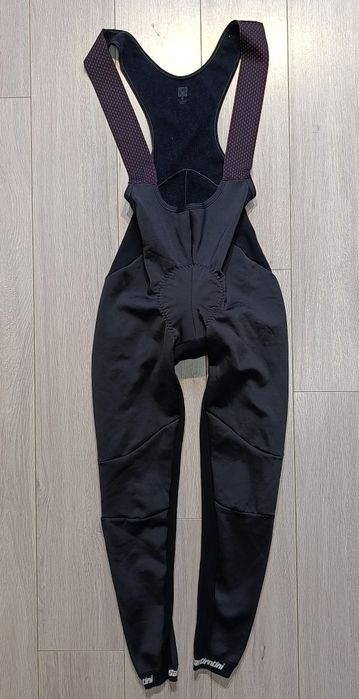 Męskie spodnie na rower ocieplane Softshell SMS Santini roz.S