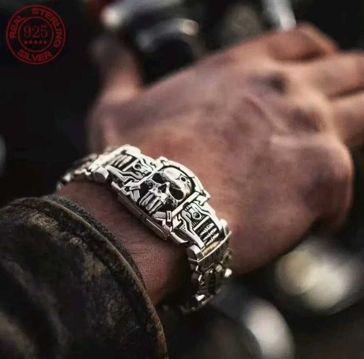 Браслет Rebel skull - мужской