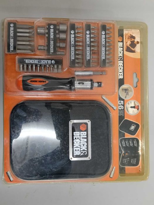 Conjunto novo de 56 Chaves Roquete Black & Decker
