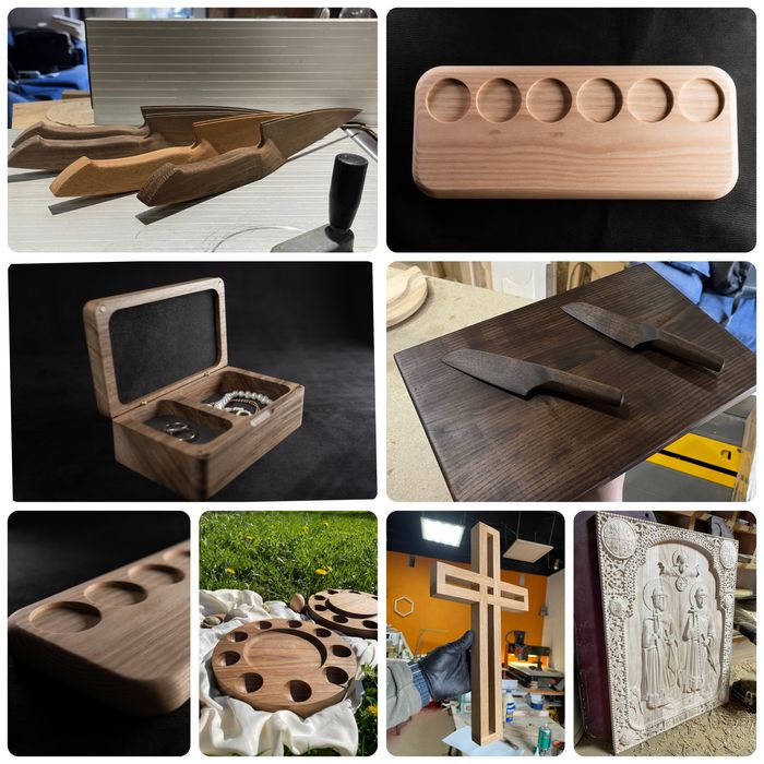 Послуги фрезерного та лазерного ЧПУ 2D та 3D виготовлення