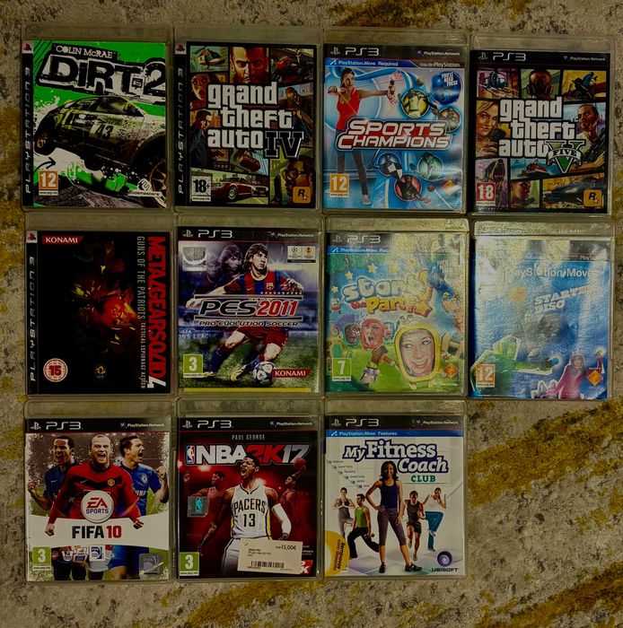 PlayStation 3 + 11 Jogos + Acessórios — Pack Completo