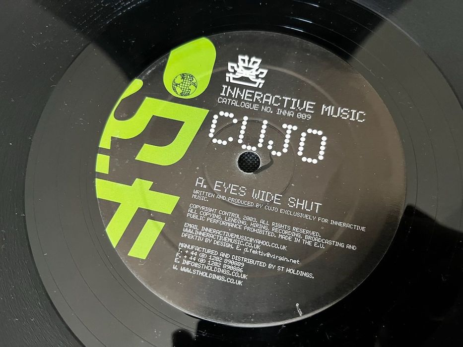 Cujo - Eyes Wide Shut / Sleepwalker VG+/Generic Drum n Bass
