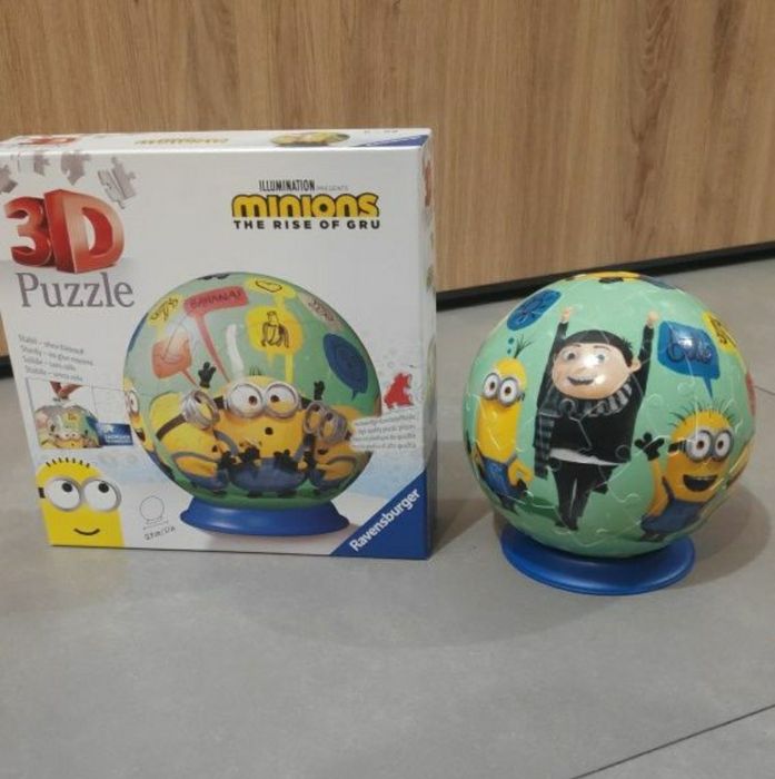 Minionki puzzle 3D