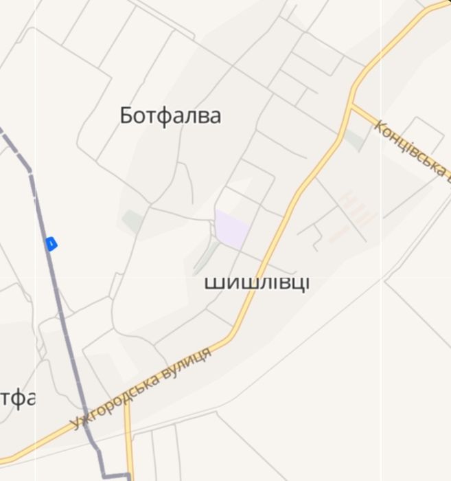 Продається ділянка  в с. Ботфалва