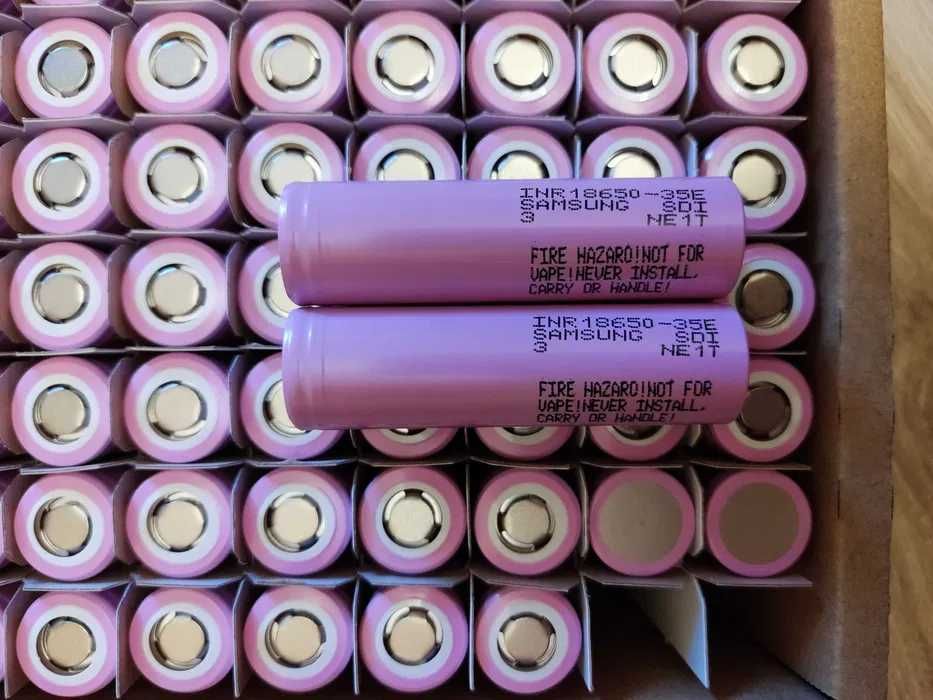 Батарейки Акумуляторні Samsung 18650 НОВІ! 3400 -3450 мАч