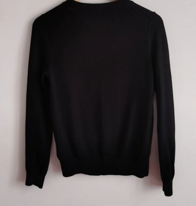 Calvin Klein sweter logowawany wełna L