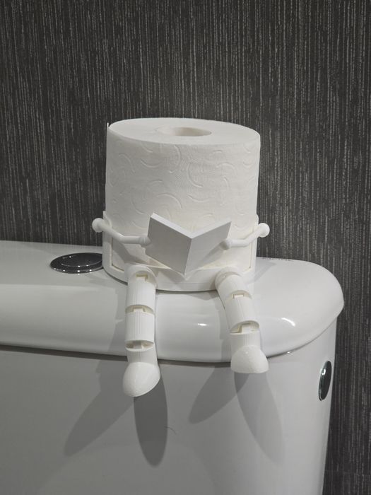 Suporte Papel Higiénico Divertido a Ler