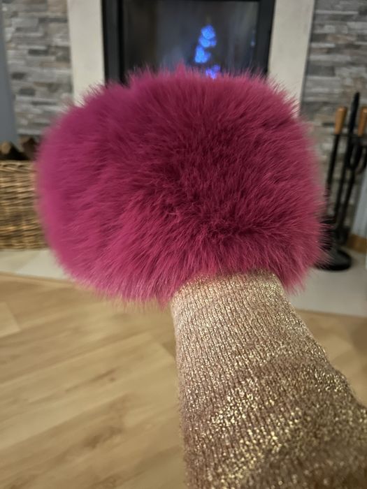 Gorro de pêlo, fucsia