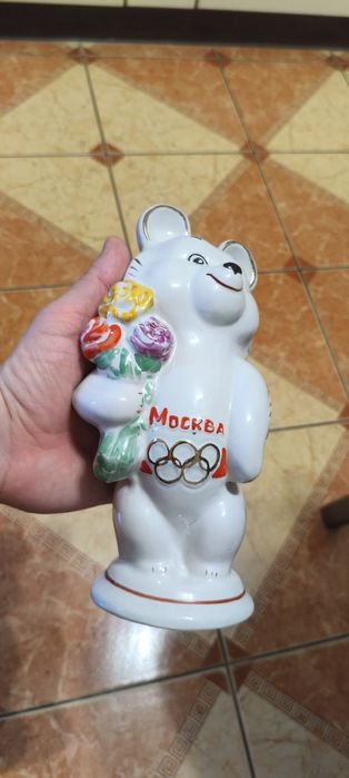 Олимпийский мишка с цветами, Барановка