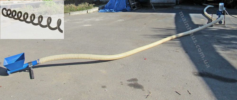 погрузчик шнековый гнучкий шнек спіральний навантажувач зepнa FA90