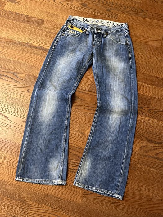 Джинси G-star raw bootcut flared faded