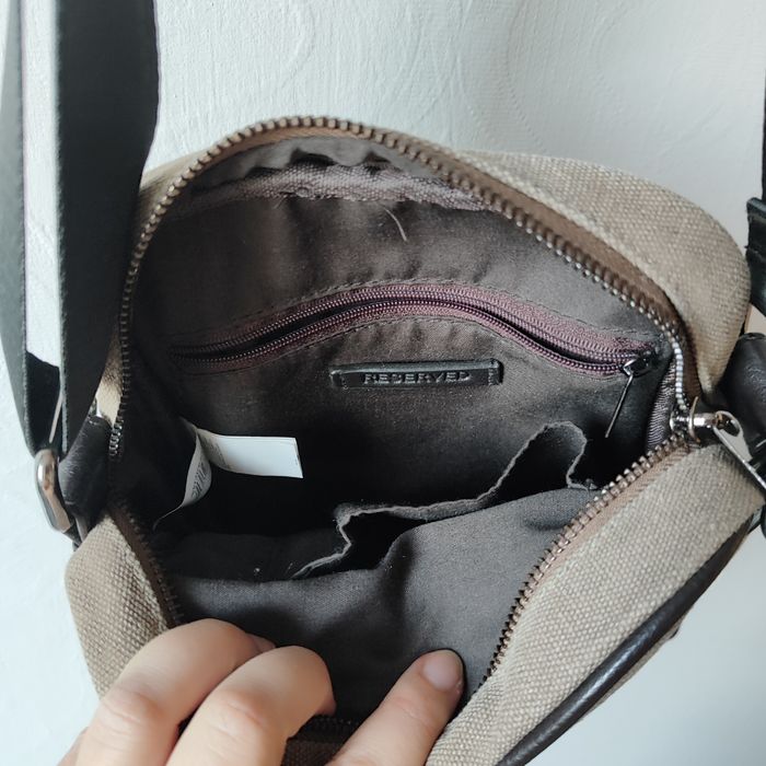 Męska torba typu crossbody, brązowa, RESERVED