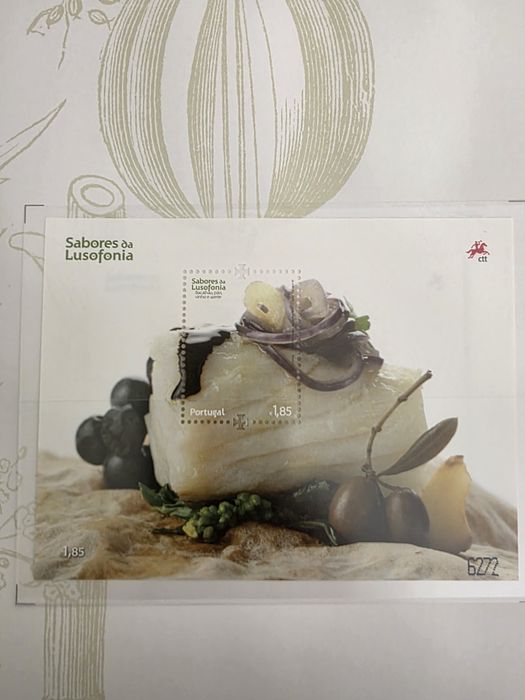 Livro "Sabores da Lusofonia...com selos"