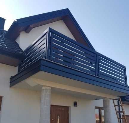 Balustrada balkonowa, stalowa, barierka