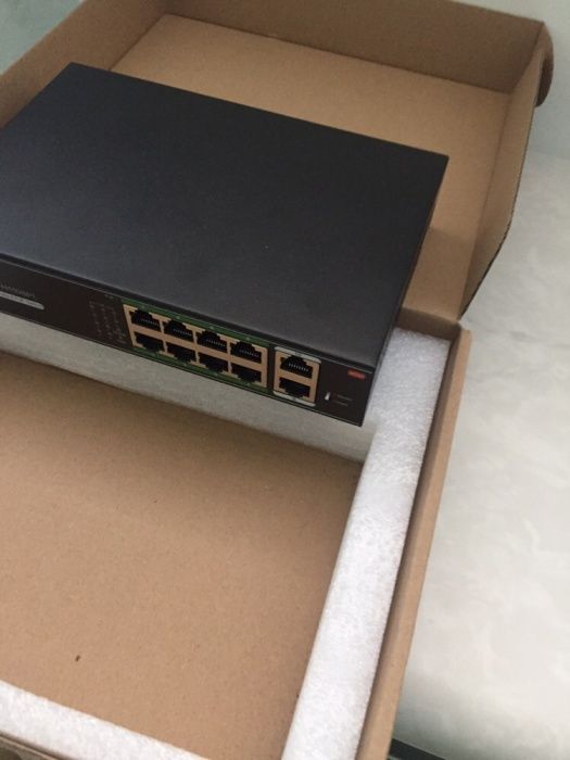 8 канальный POE коммутатор для ip камер PoE Switch ONV-H1108PSD