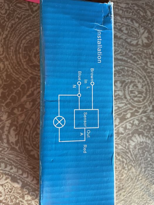 Sensor luz preto NOVO