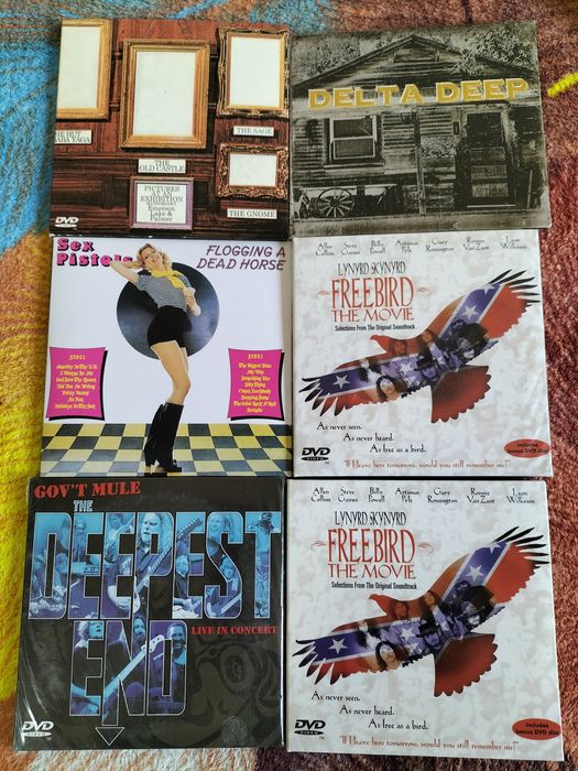 Сд/двд  Sex Pistols. Gov't Mule .Delta Deep. Emerson Lake & Palmer.