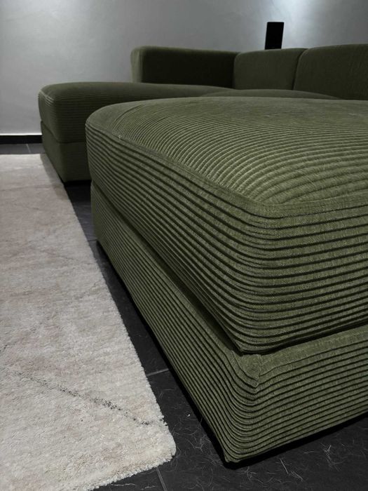 Sofá modular IKEA JÄTTEBO verde, 2 chaise longues com arrumação (260 × 160)