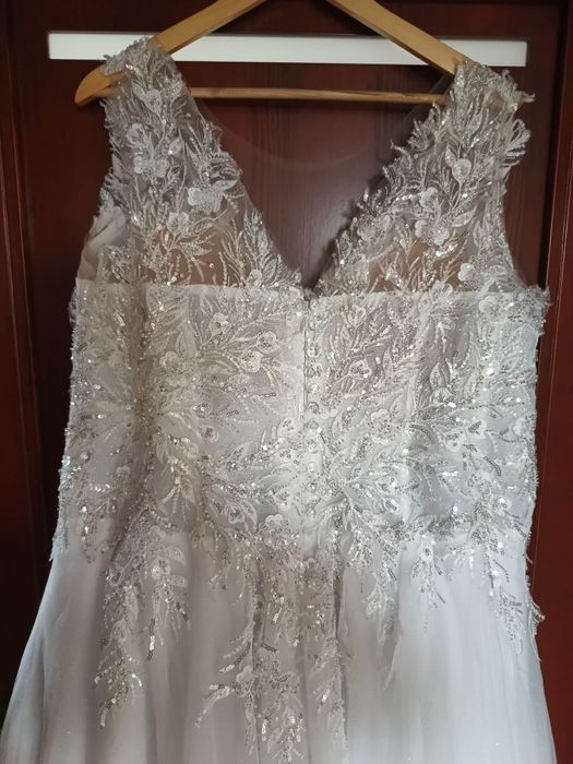 Suknia ślubna wzrost 170cm + obcas