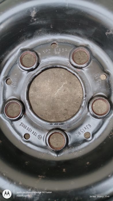 Диски  сталеві 5х112