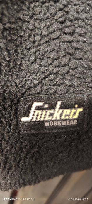 Kurtka polarowa Snickers 8258 w kolorze czarnym
