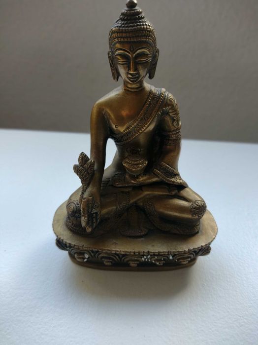 Estatueta dourada tibetana 440g