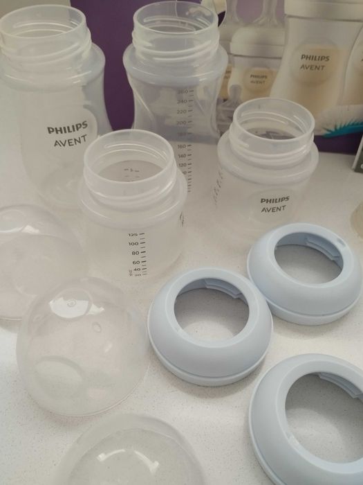 Bomba tira Leite + Biberões anticólicas Natural Response