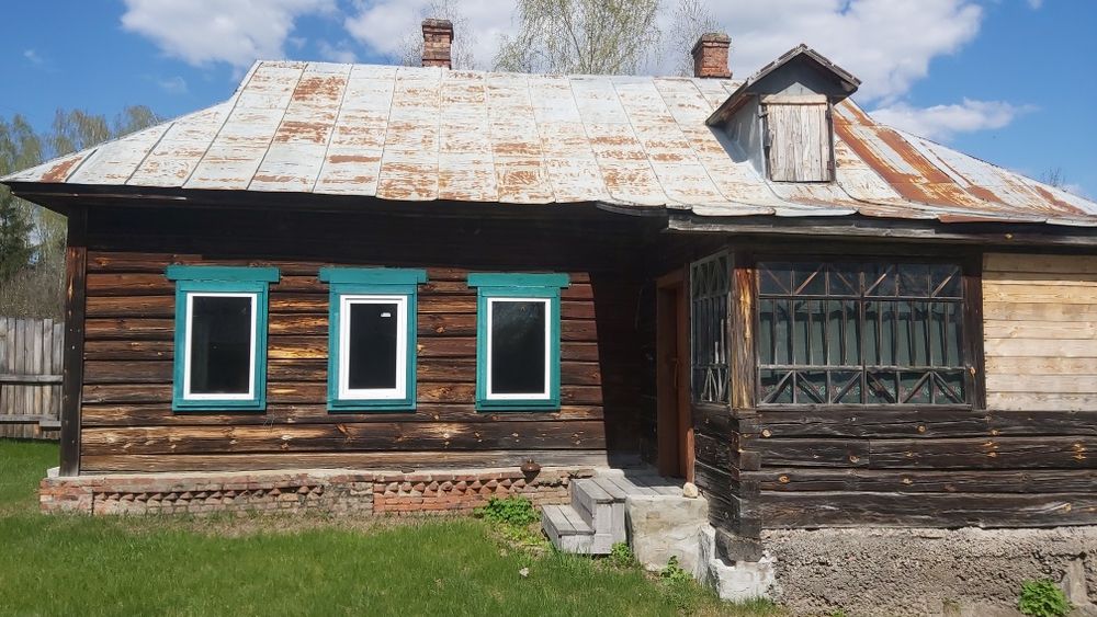 Будинок на хуторі, хвойний ліс, мальовниче місце.