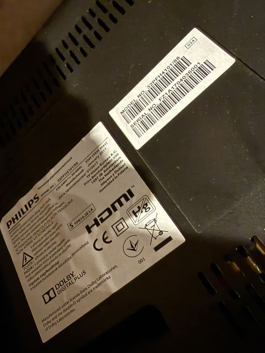 TV philips 31,5” com suporte mitsai