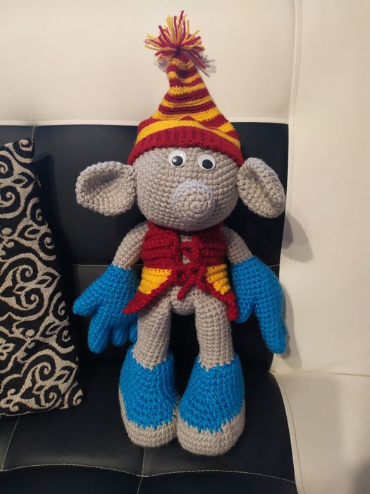 Szydełkowane ręcznie misie.